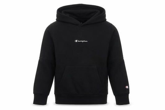 Champion Boys Black Hoodie Small 7-8 Years Pullover Cotton Blend