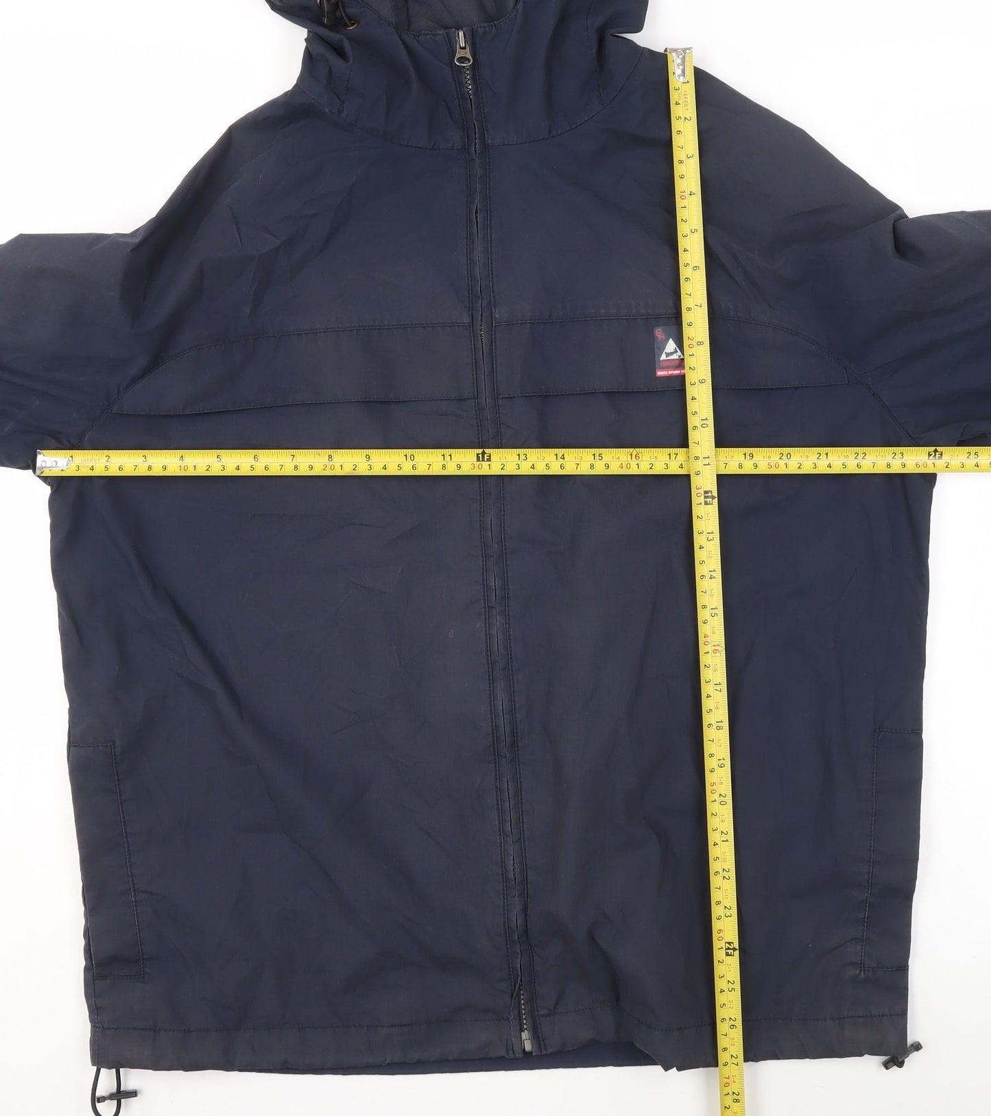 Marks and Spencer Blue Harbour Men's Blue M Windbreaker Hooded Jacket