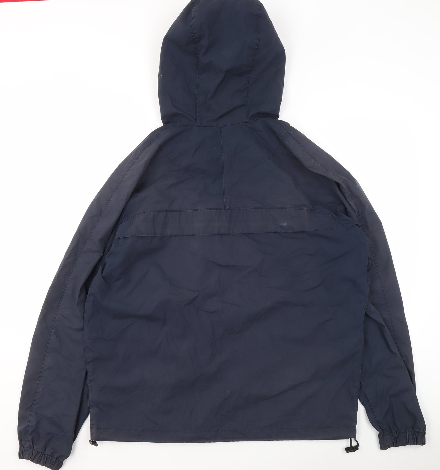 Marks and Spencer Blue Harbour Men's Blue M Windbreaker Hooded Jacket
