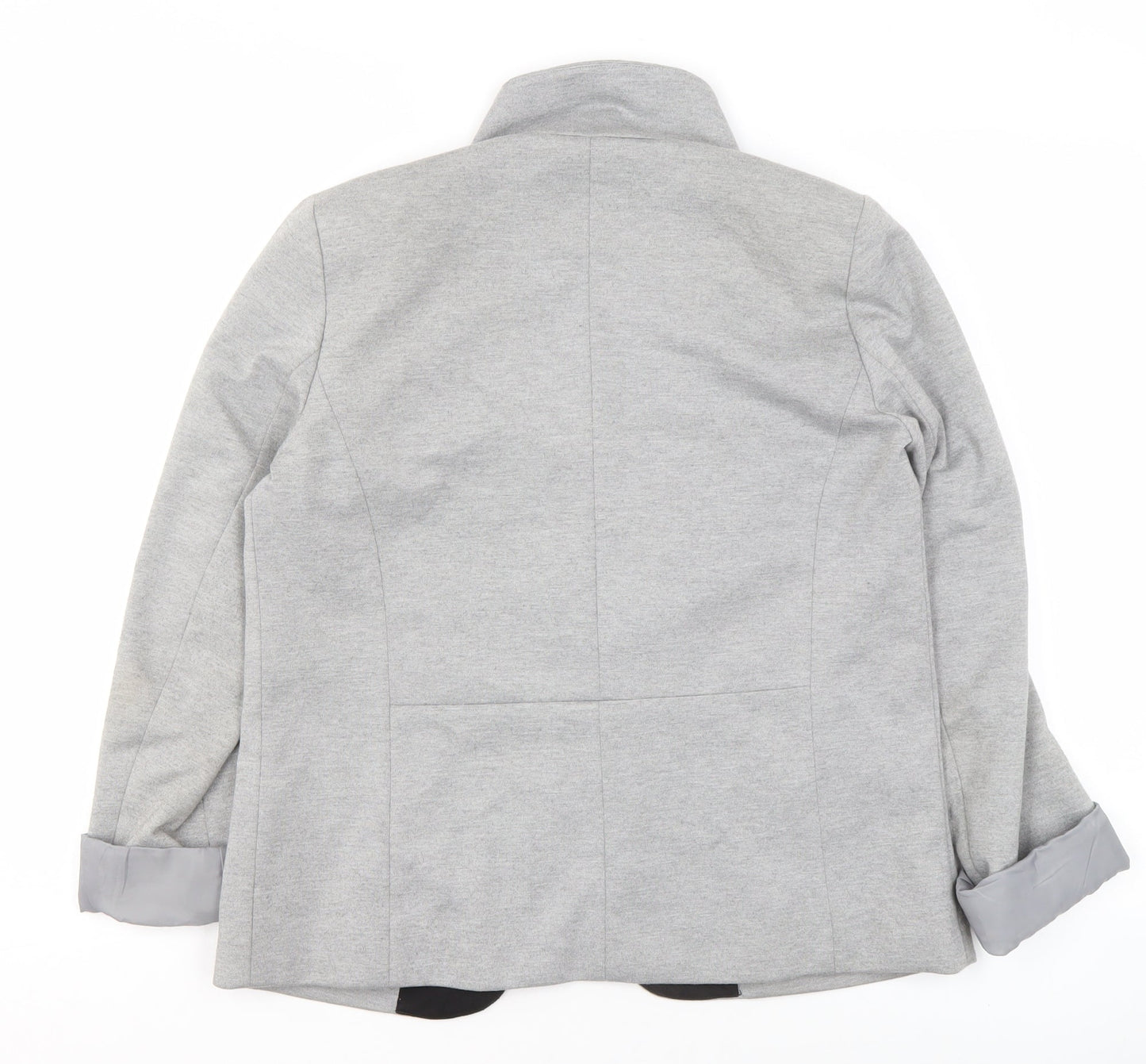 Oasis Women’s Grey Size 10 Regular Fit Tailored Blazer Jacket