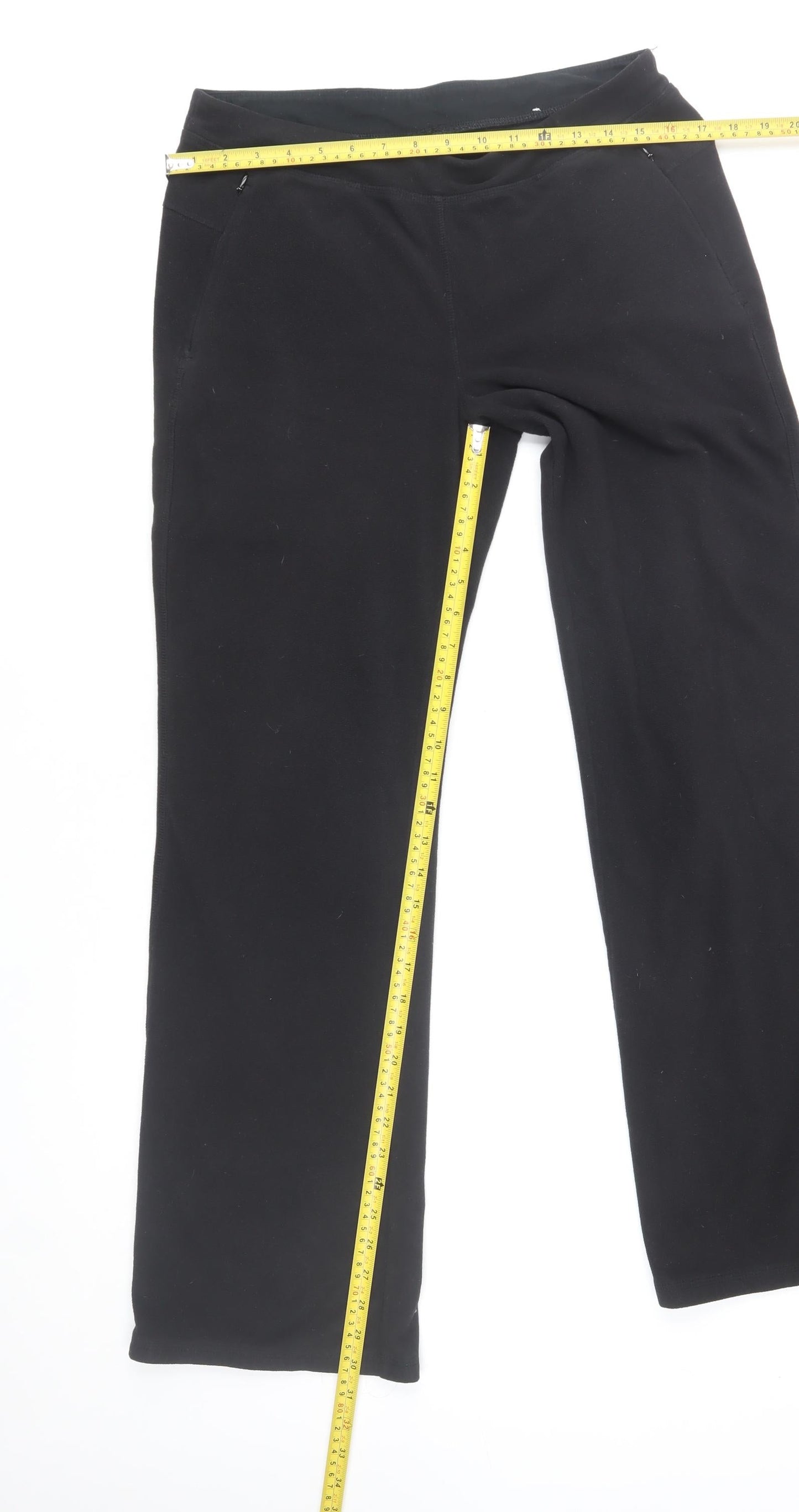 REI Women's Black Fleece Sweatpants M Regular Fit Outdoor Trousers