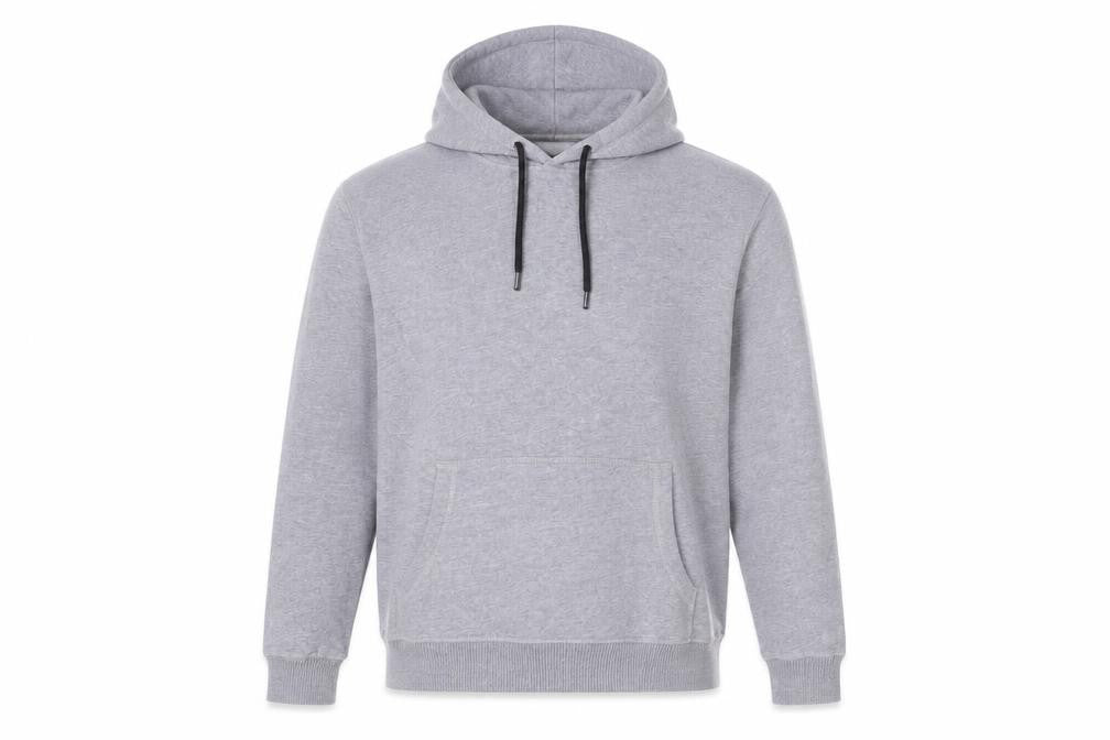 Springfield Men's Grey Pullover Hoodie XS Fleece Cotton Blend