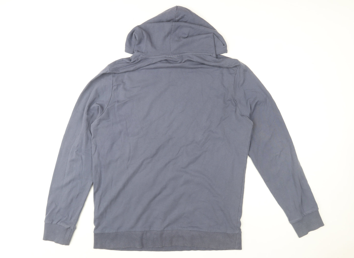 Closure London Men's Blue Pullover Hoodie XL Cotton Blend