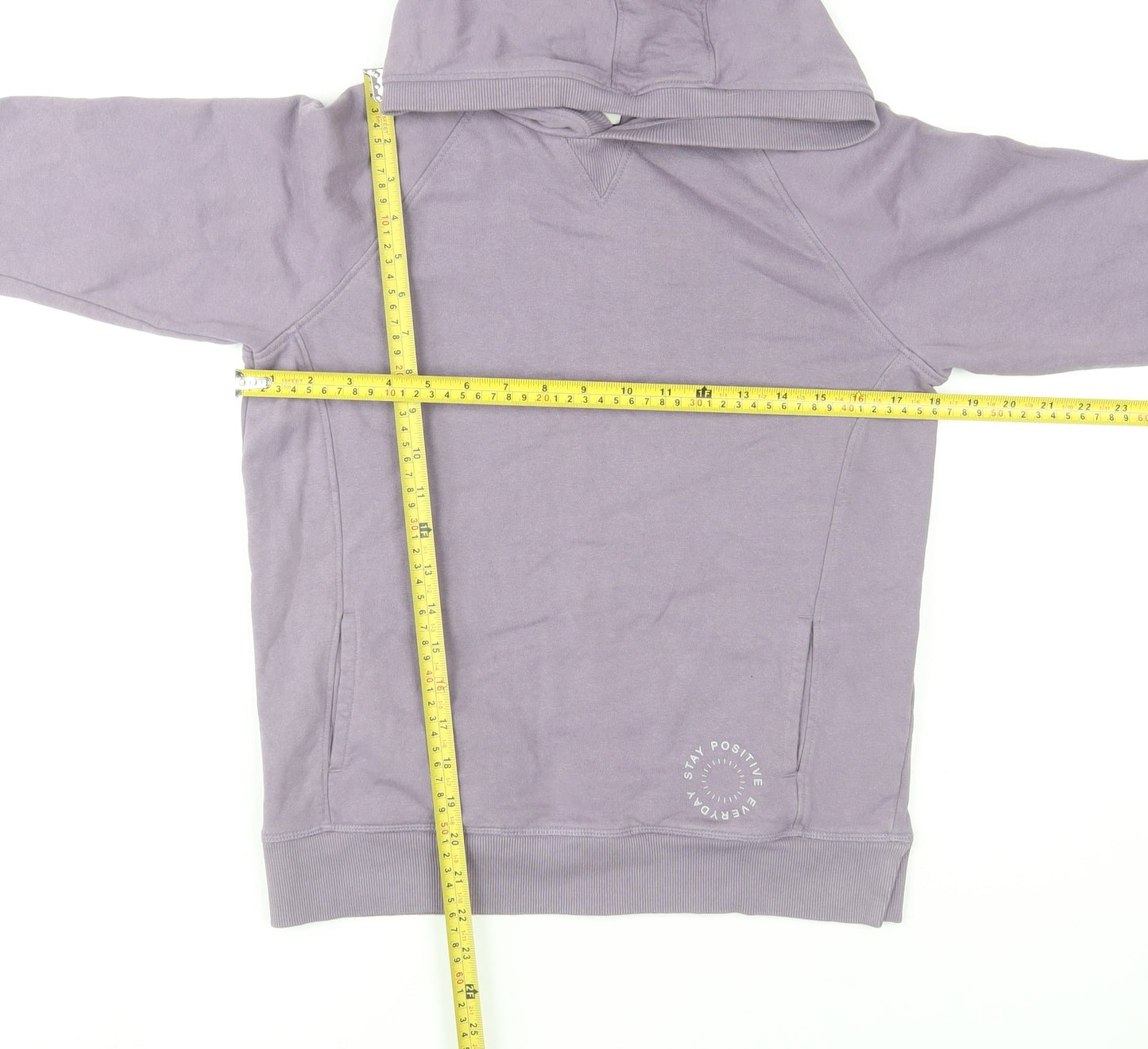 John Lewis Girls Purple Cotton Pullover Hoodie Age 11 Years