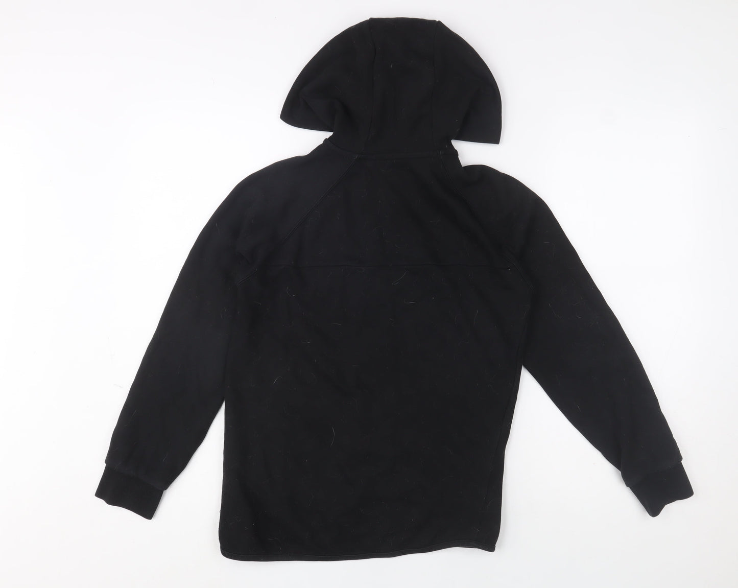 Next Boys Black Hooded Zip Fleece Jacket 11 Years Regular Fit