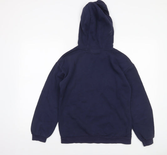 Harry Potter Boys Navy Hoodie 13-14 Years Pullover Graphic Print Cotton Blend