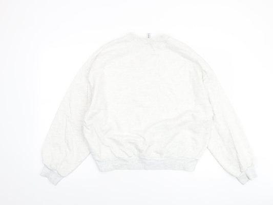 Marks and Spencer Women’s Grey Cotton Blend Pullover Sweatshirt M