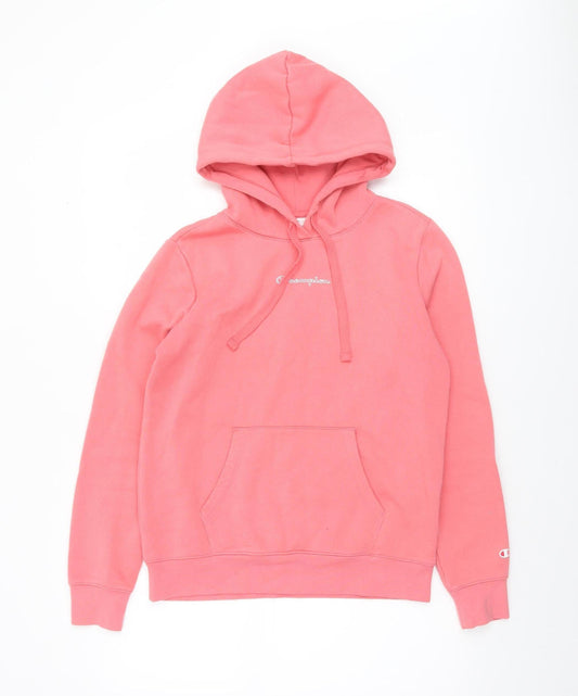 Champion Women's Pink Small Pullover Hoodie Cotton Blend
