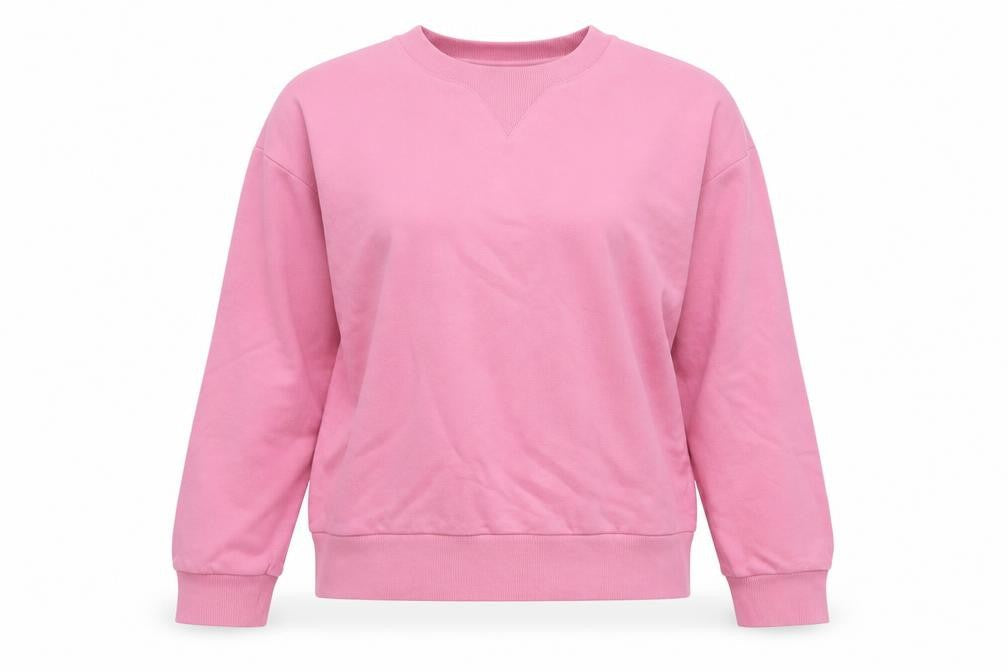 Collusion Womens Pink Cotton Pullover Sweatshirt Size S