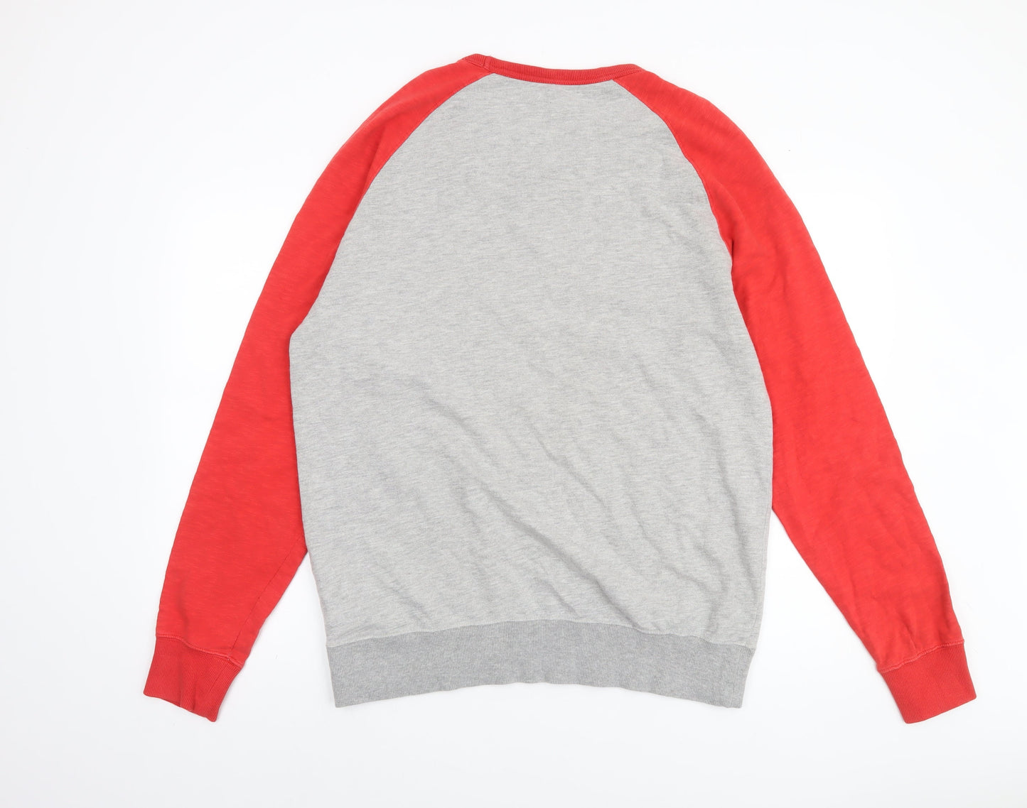 Four 3 by G-III Sports Men's Grey Red Boston University Sweatshirt L