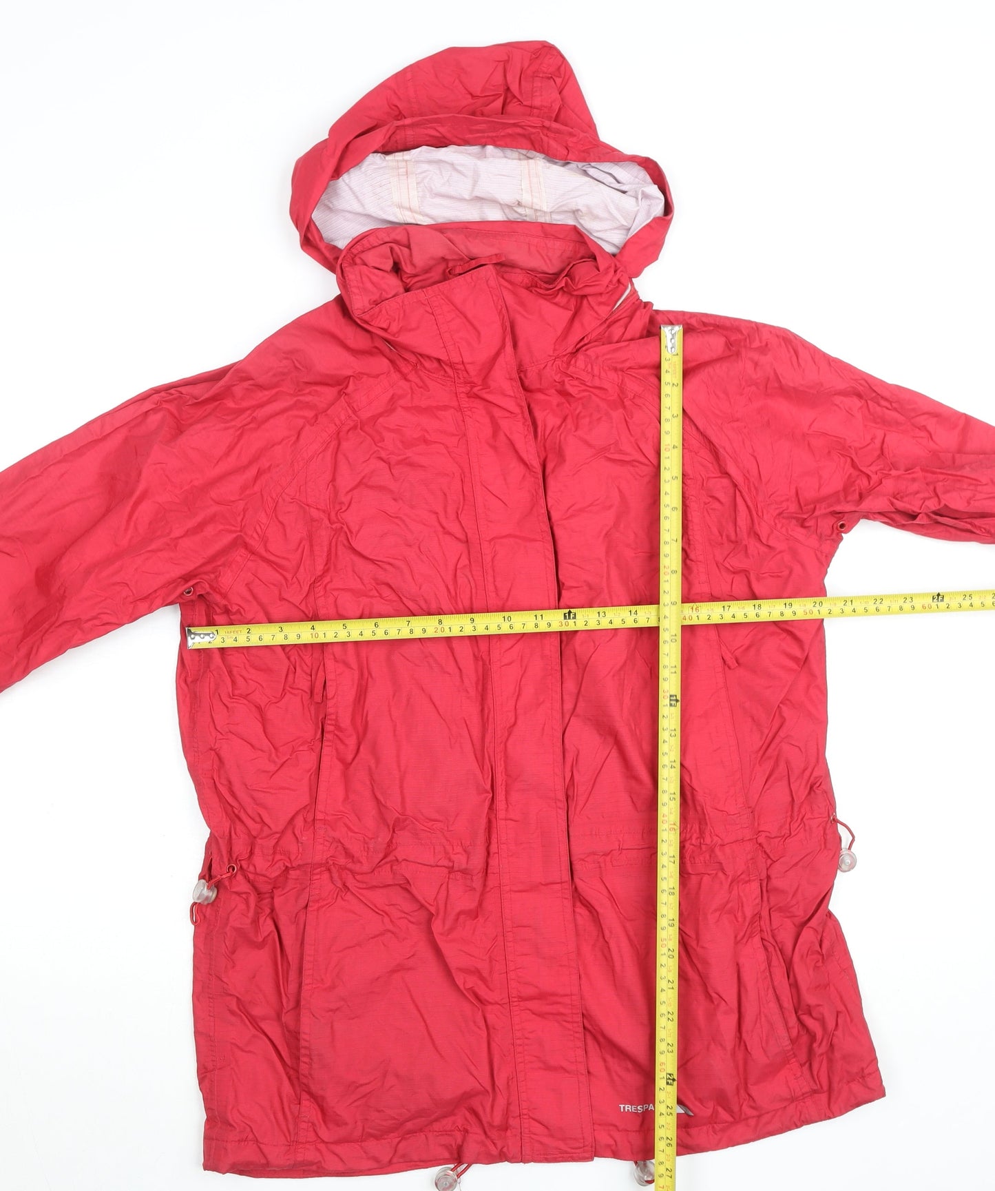Womens UK Size 14 Regular Trespass Red Polyamide Jacket