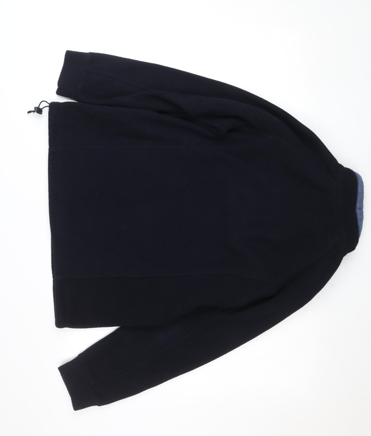 Marks and Spencer Women's Black Fleece Full Zip Jacket Size 8