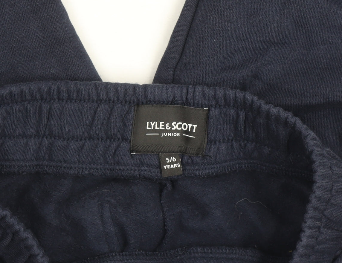 Lyle & Scott Boys Blue 5 Years Jogger Activewear Trousers