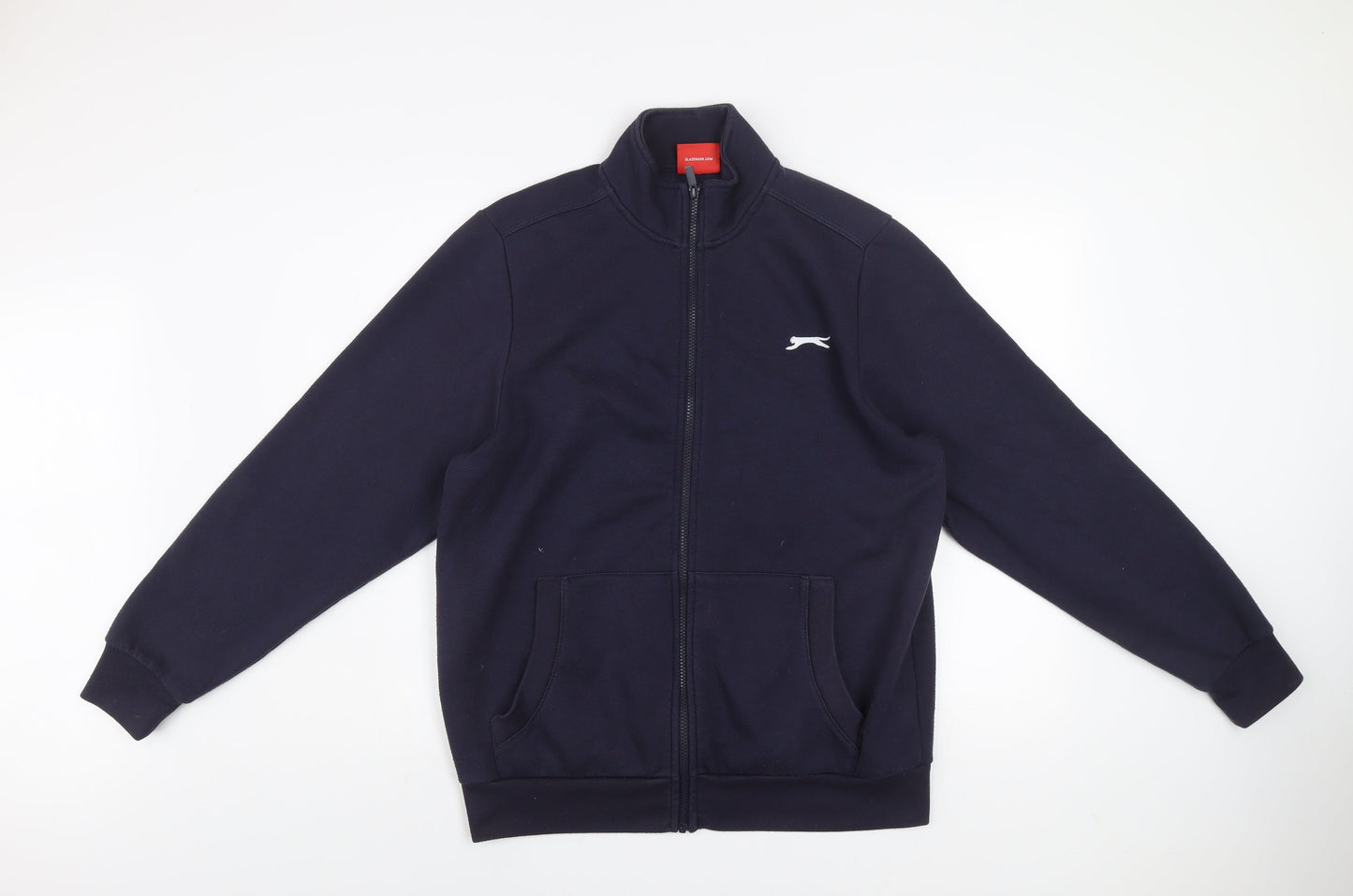 Slazenger Men's Navy Blue Medium Track Jacket Full Zip Activewear