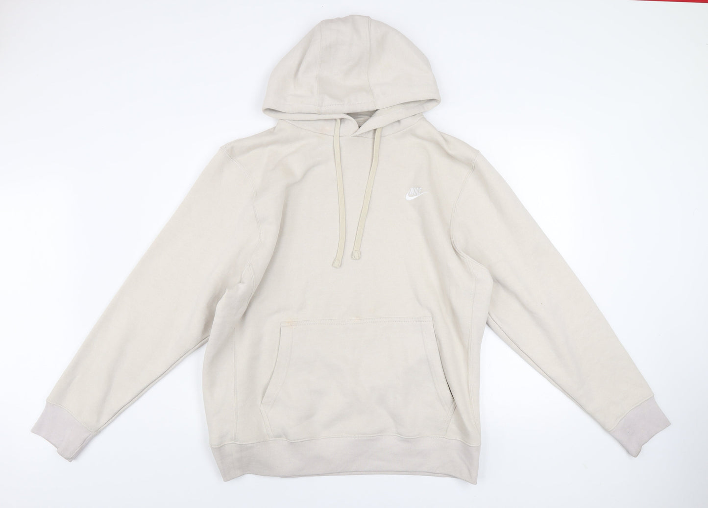 Nike Men's Beige XL Pullover Hoodie Sweatshirt