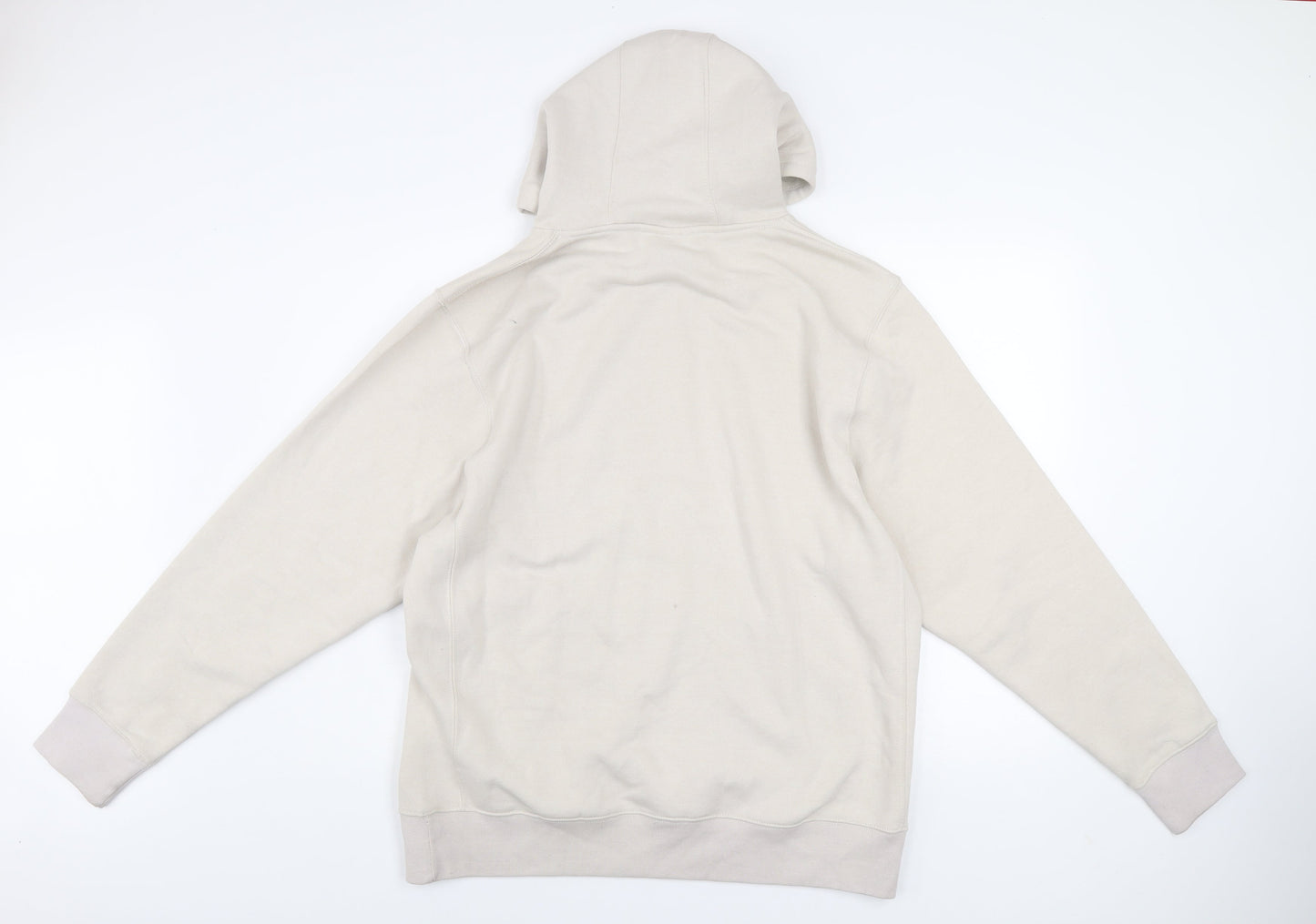 Nike Men's Beige XL Pullover Hoodie Sweatshirt