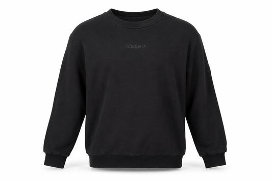 Mens UK M Regular adidas Black Pullover Sweatshirt