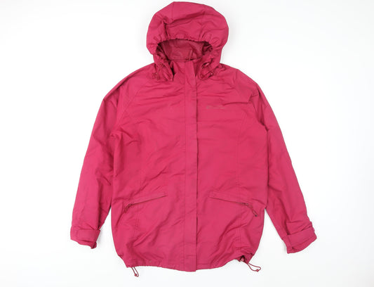 Womens UK Size 12 Regular Mountain Warehouse Pink Polyester Jacket
