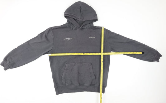 Closure LDN Women’s Grey Pullover Hoodie Size M Cotton Blend