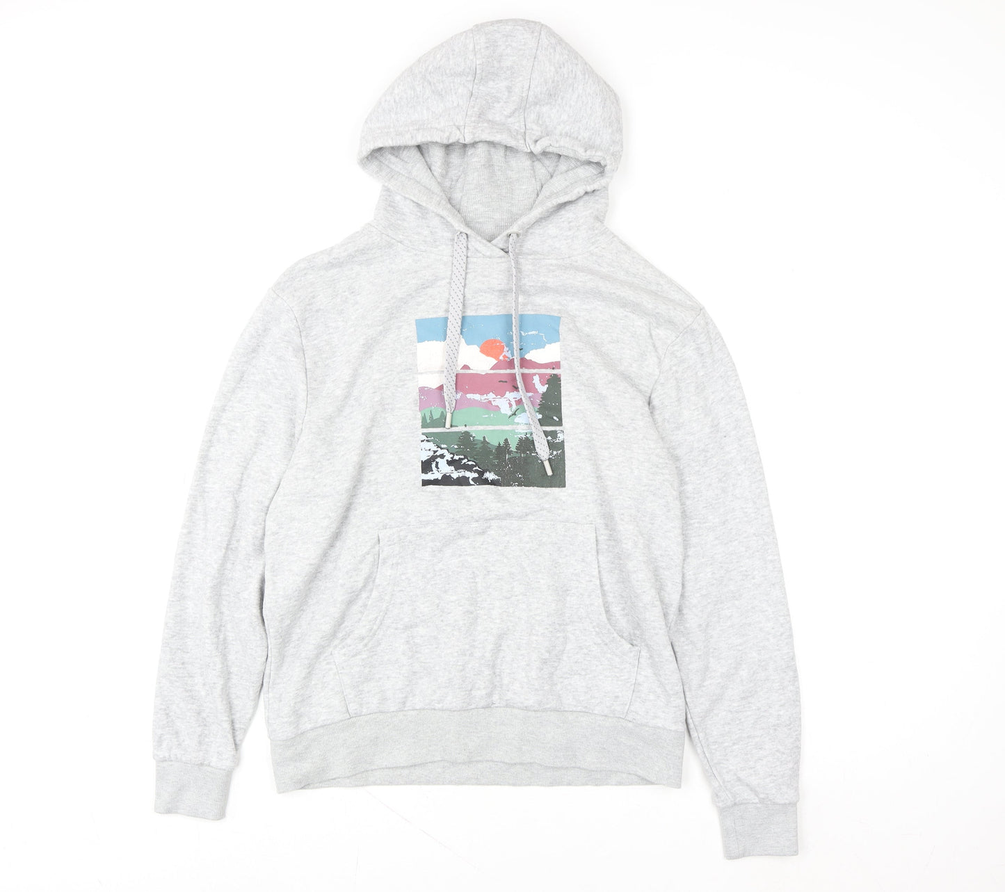 Womens UK 8 Regular Mountain Warehouse Grey Pullover Hoodie