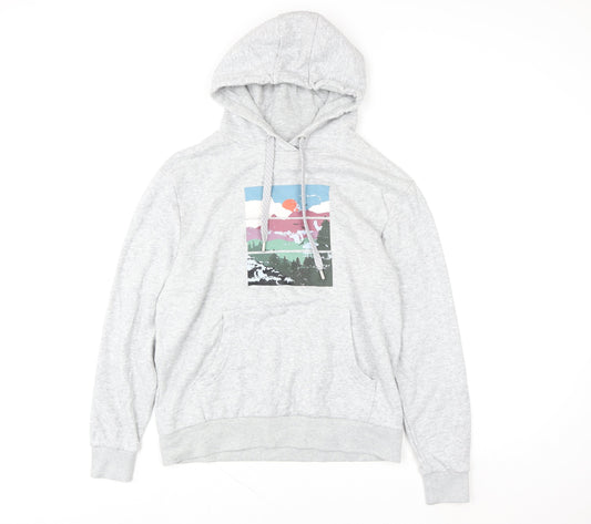 Womens UK 8 Regular Mountain Warehouse Grey Pullover Hoodie