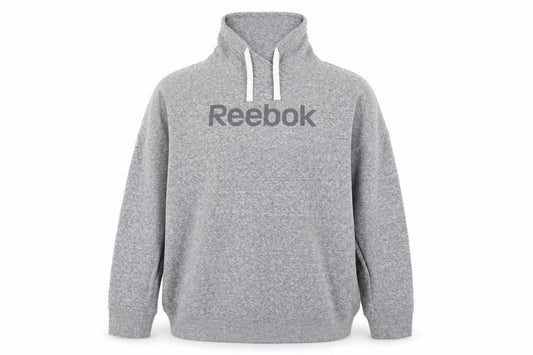 Mens UK XL Regular Reebok Grey Pullover Sweatshirt