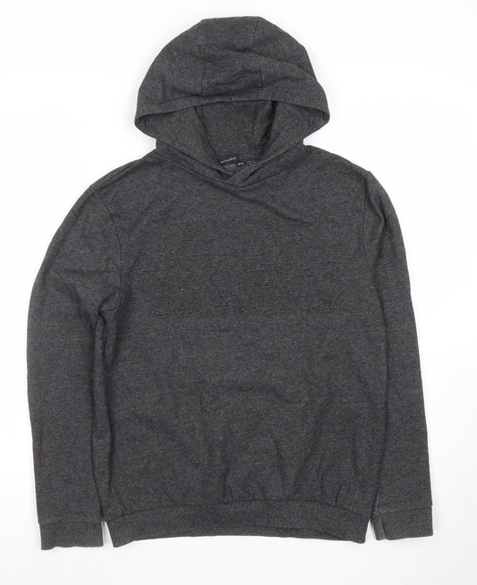 Star Wars Boys Dark Grey Pullover Hoodie Age 12-13 Years Cotton Blend