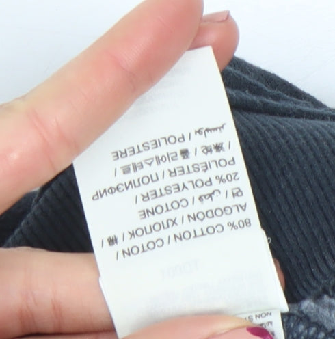 Superdry Men's Blue Full Zip Hoodie Size S Athletic Graphic