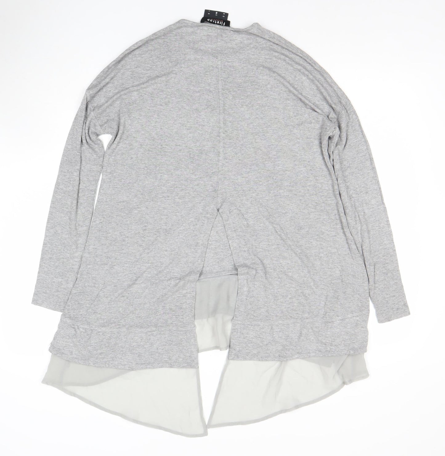 Womens UK Size 8 Firetrap Grey Viscose Blend Blouse