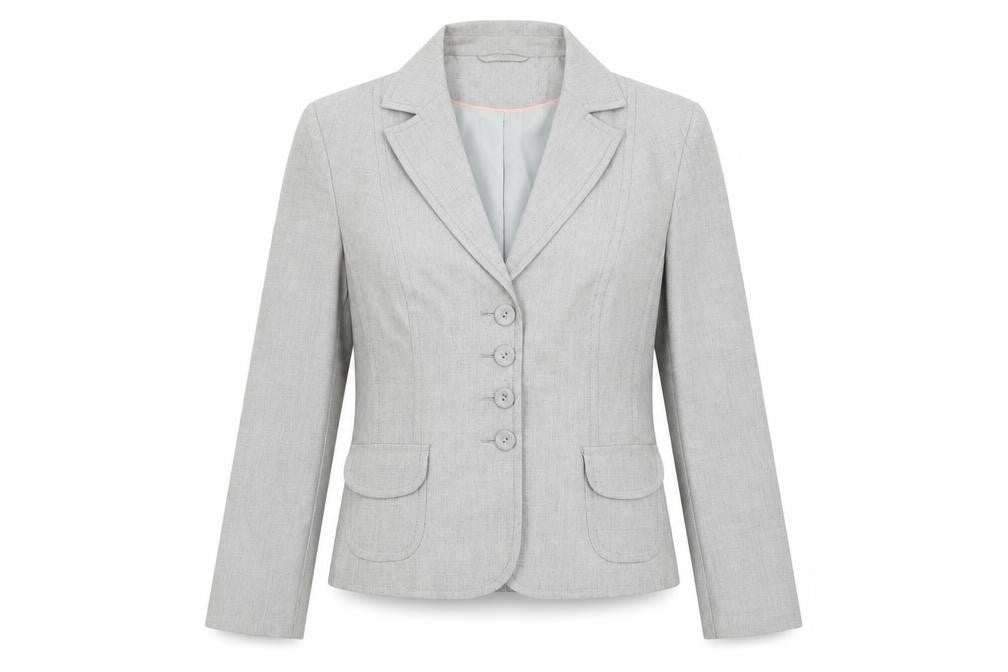 Marks and Spencer Women’s Grey Size 16 Single-Breasted Blazer