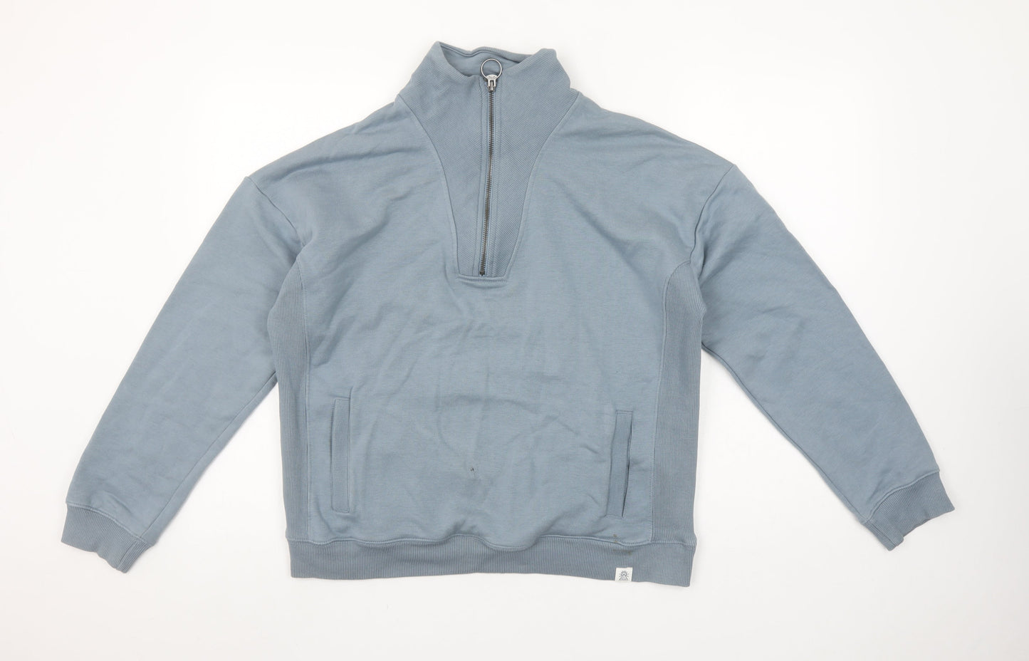Womens UK M Regular Fat Face Blue Pullover Sweatshirt