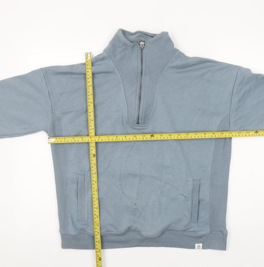 Womens UK M Regular Fat Face Blue Pullover Sweatshirt