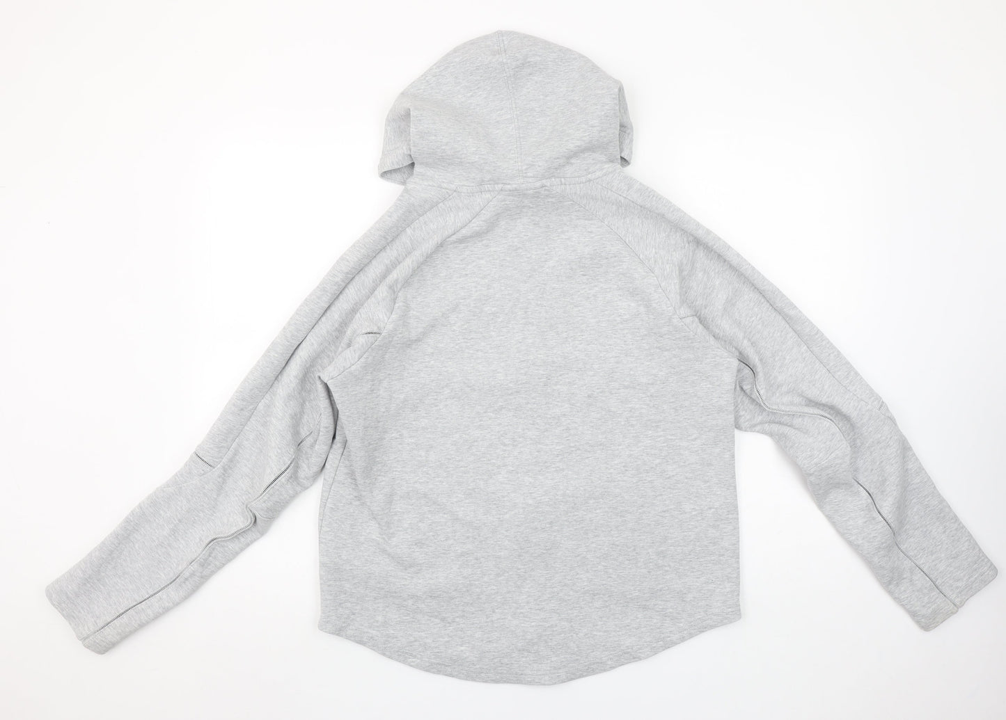 Womens UK M Regular PUMA Grey Full Zip Hoodie