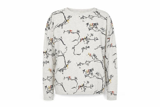 Womens UK 10 Regular Fat Face Beige Pullover Tight-Knit