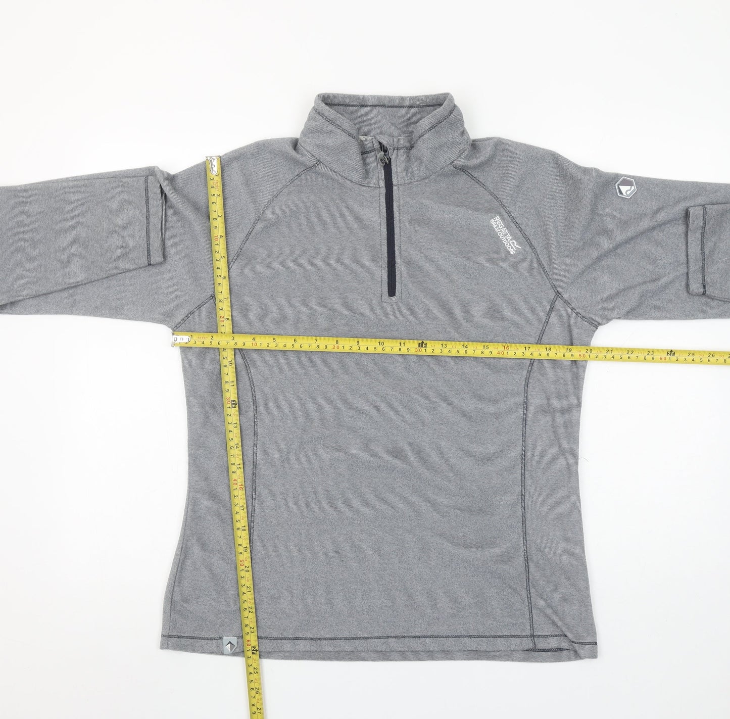Regatta Great Outdoors Womens Grey 1/2 Zip Pullover Sweatshirt UK 14