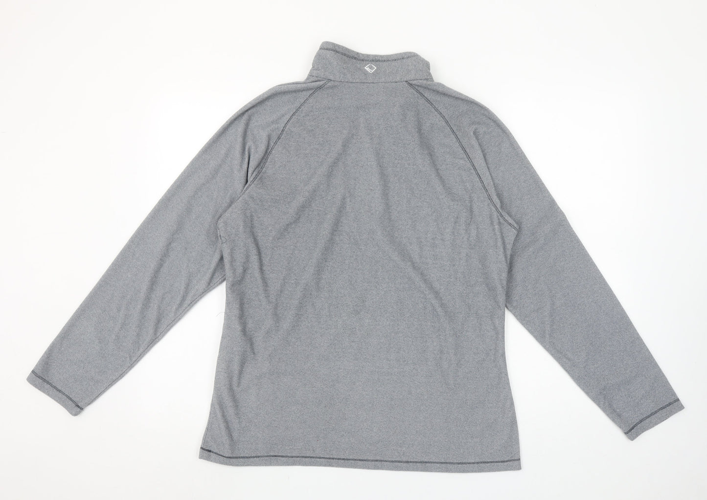 Regatta Great Outdoors Womens Grey 1/2 Zip Pullover Sweatshirt UK 14