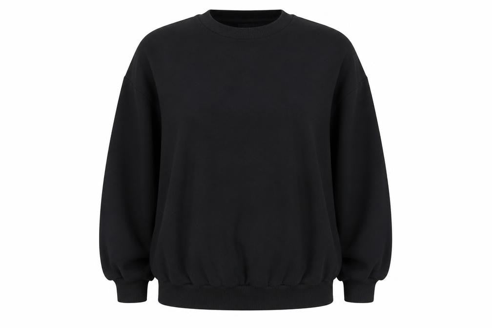 Boohoo Womens Black Size 16 Crew Neck Pullover Sweatshirt