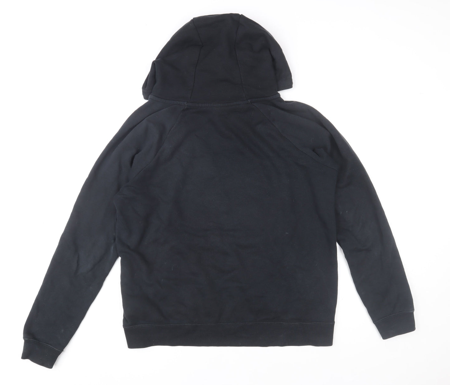 Nike Mens Black Pullover Hoodie M Regular Fit Fleece Sportswear