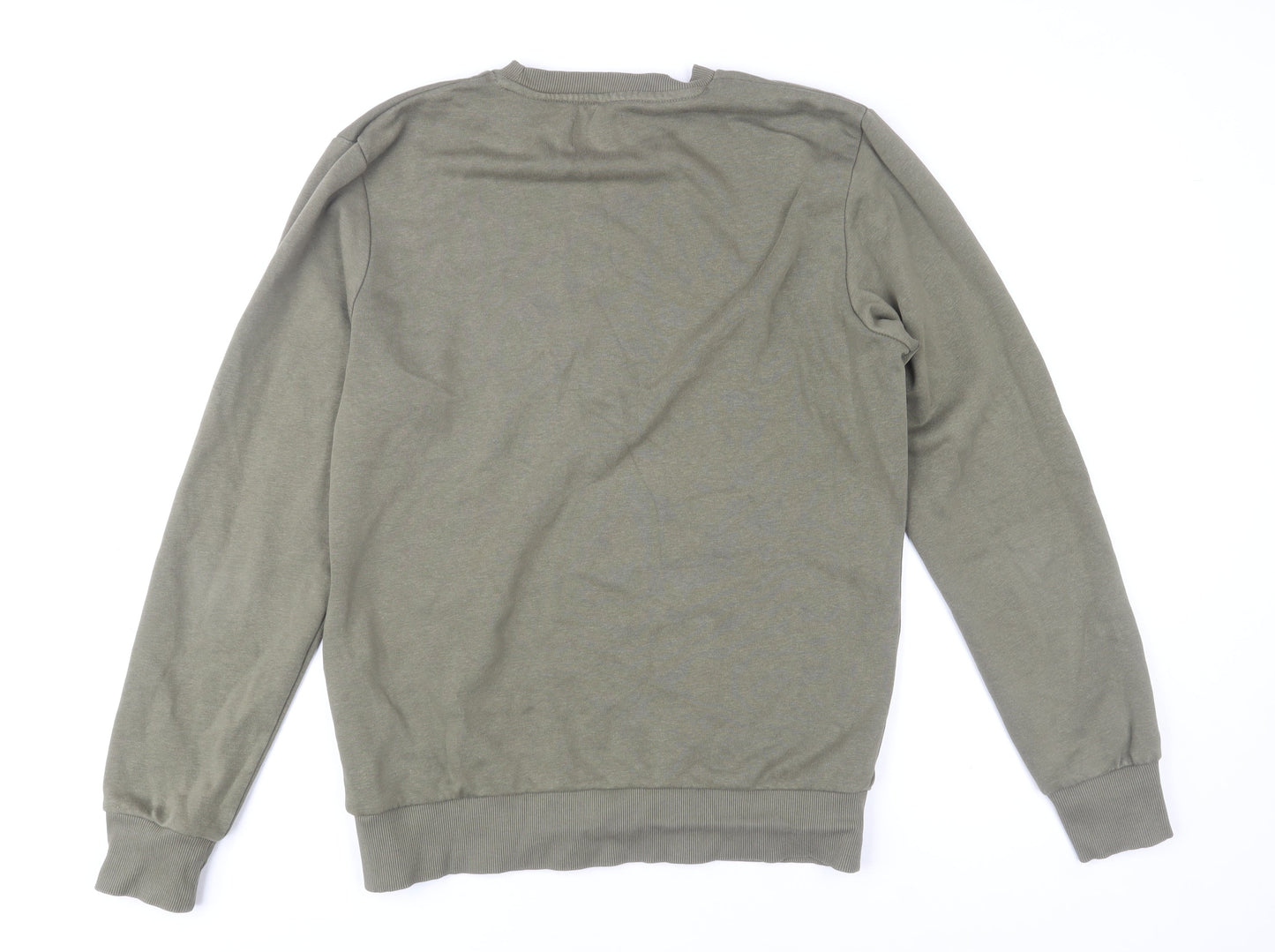 Mens UK S Regular JACK & JONES Green Pullover Sweatshirt