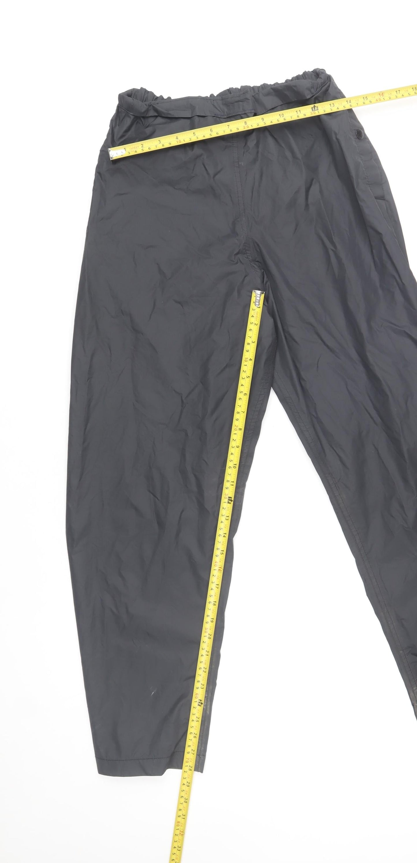 Keela Men’s Black XS Waterproof Rain Trousers Lightweight Outdoor Wear