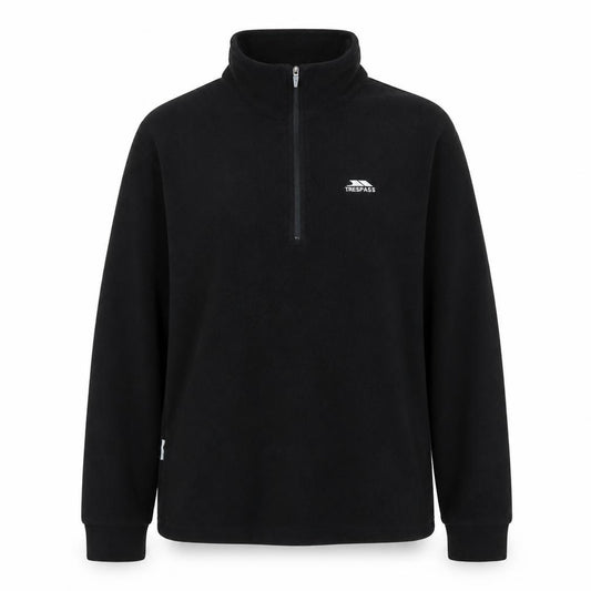 Womens UK M Regular Trespass Black Pullover Sweatshirt