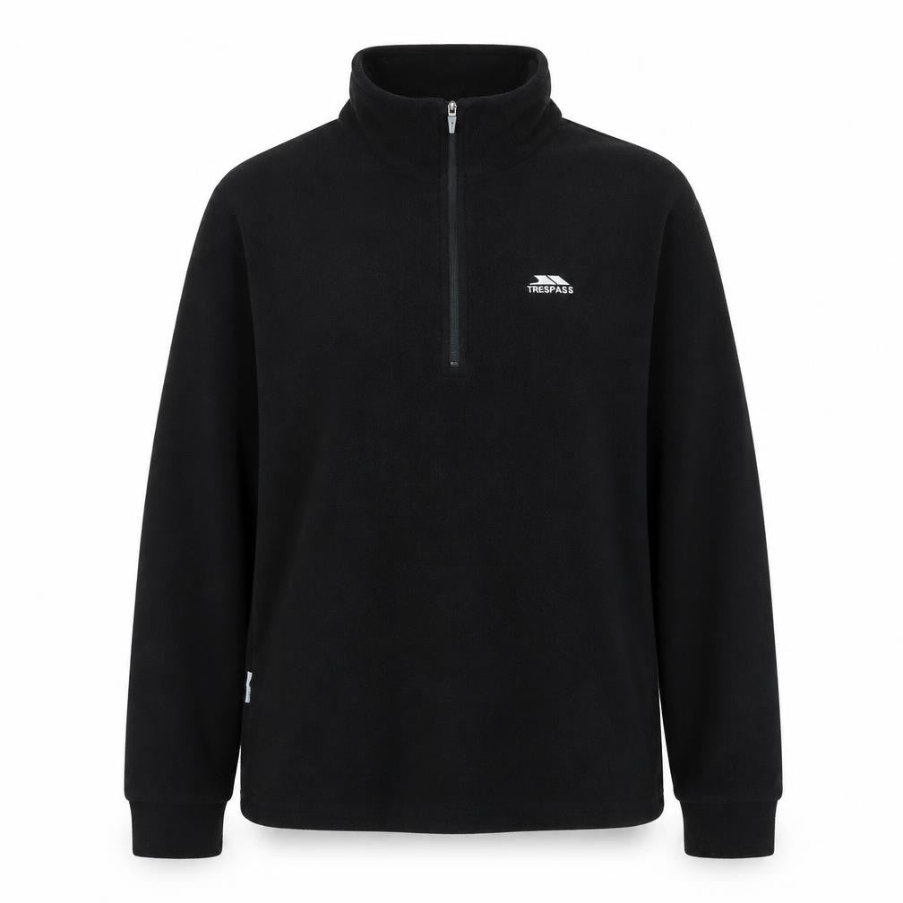 Womens UK M Regular Trespass Black Pullover Sweatshirt