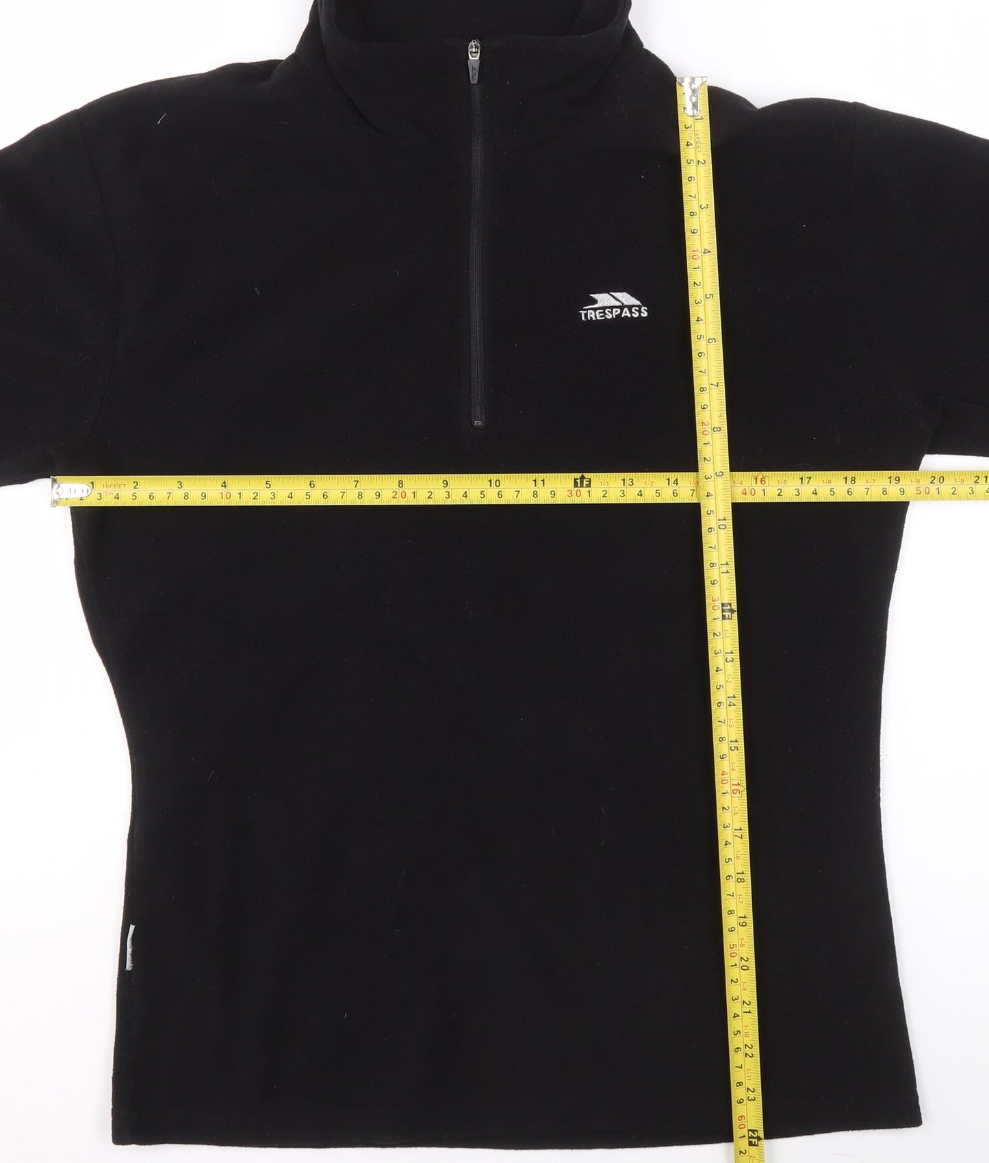 Womens UK M Regular Trespass Black Pullover Sweatshirt