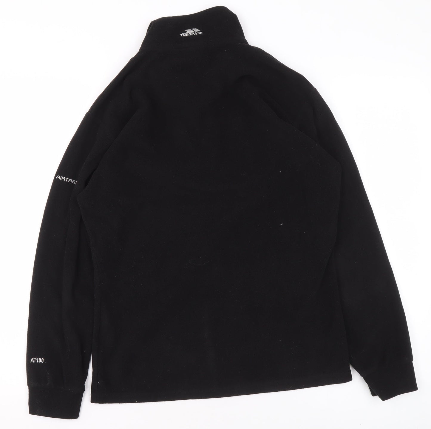 Womens UK M Regular Trespass Black Pullover Sweatshirt