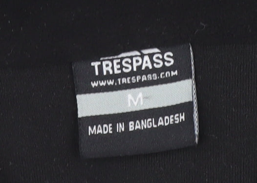 Womens UK M Regular Trespass Black Pullover Sweatshirt