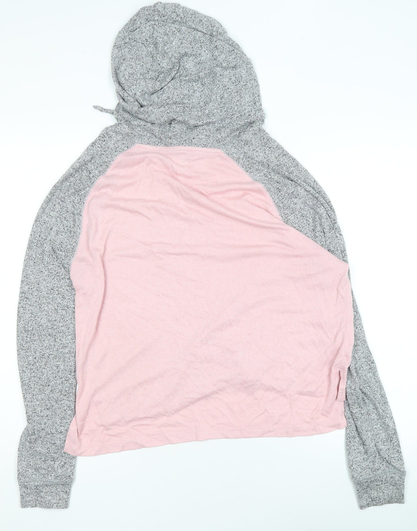 Victoria's Secret PINK Women's Grey & Pink Pullover Hoodie Size S