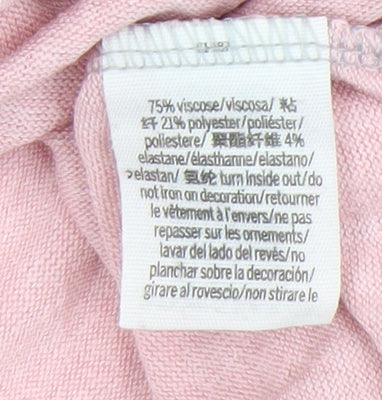 Victoria's Secret PINK Women's Grey & Pink Pullover Hoodie Size S