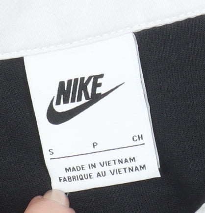 Nike Women's Black Long Sleeve Collared Polo Shirt Size S