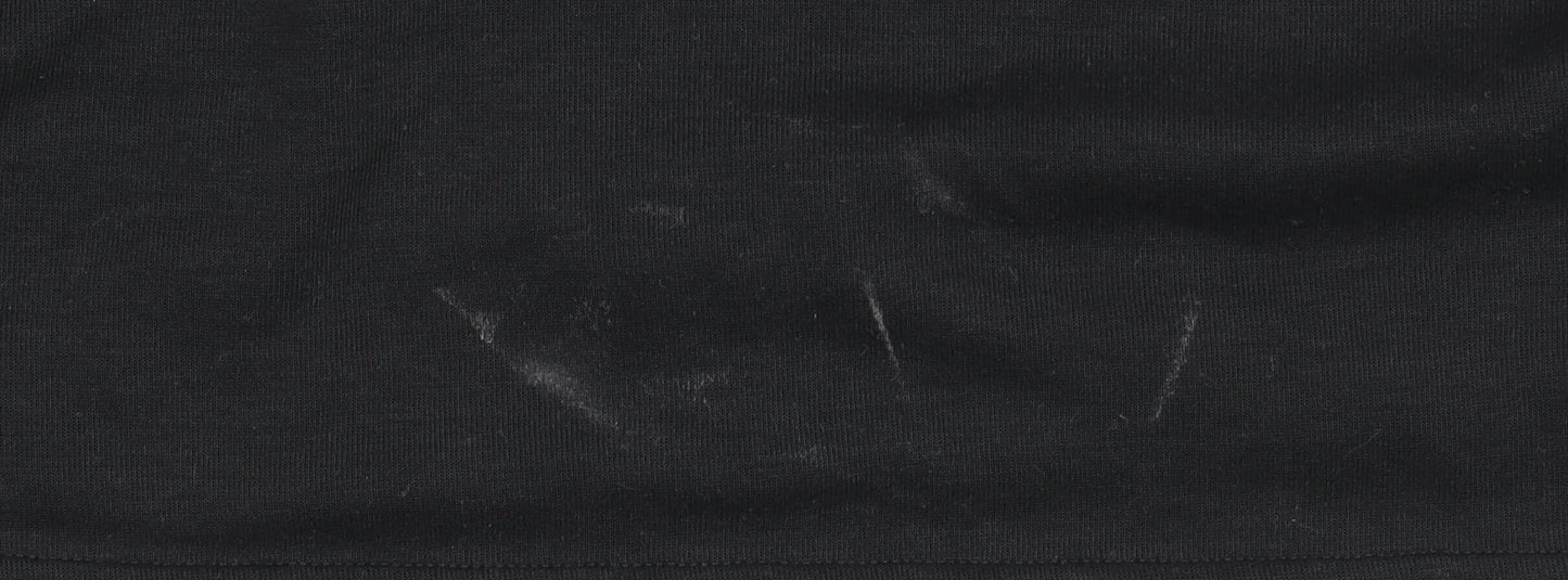 Nike Women's Black Long Sleeve Collared Polo Shirt Size S