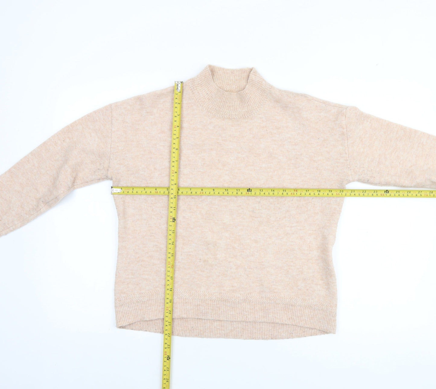 Womens UK 8 Regular Fat Face Beige Pullover Tight-Knit